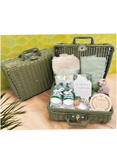 Baby Gift Set – 8-Piece Newborn Essentials with Swaddle Blankets & Adorable Accessories (Green) - pzsku/ZA89F94BF9E057857A65DZ/45/1741280179/dddf62a4-c764-4ab2-8ea5-70477348eabf