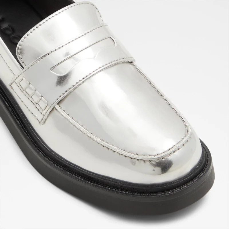 ALDO  VERIMA Metallic Loafers for Women | Best Price UAE