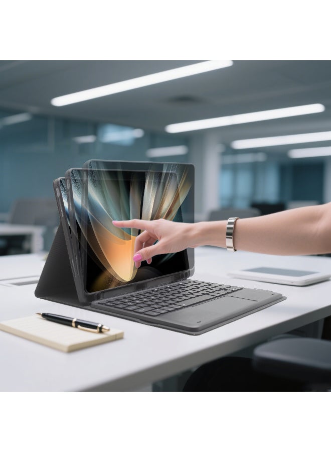 Keyboard Case for Xiaomi Pad 6 / Pad 6 Pro 11 Inch 2023 Tablet, Slim PU Stand Cover with Magnetically Detachable Wireless Bluetooth Keyboard - Image 5