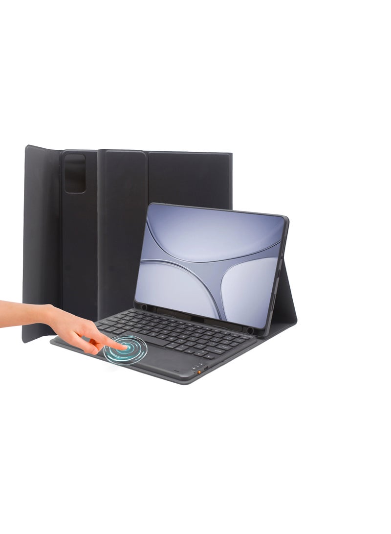 Keyboard Case for Xiaomi Pad 6 / Pad 6 Pro 11 Inch 2023 Tablet, Slim PU Stand Cover with Magnetically Detachable Wireless Bluetooth Keyboard - Image 1