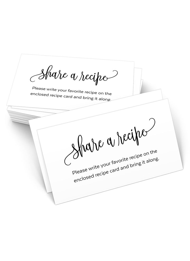 321Done 321Done Recipe Cards Modern Rustic Kraft Tan with From the Kitchen Of Set of 50 4 x 6  Minimalist Large DoubleSided for Weddings Bridal Shower  Made in USA 