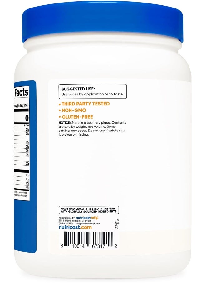 Nutricost - Malic Acid Powder 2 Lbs - Gluten Free, Non-Gmo - Image 1