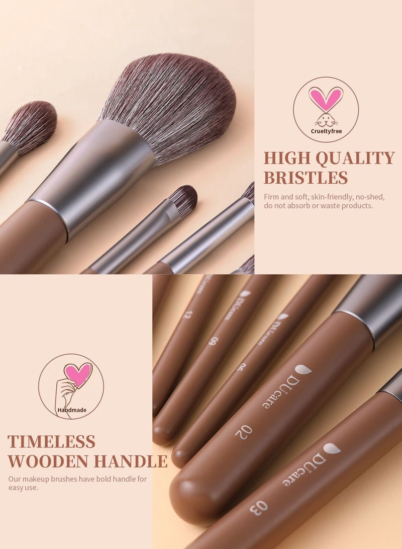 Makeup Brushes Professional with Bag 22Pcs Makeup Brush Set Premium Synthetic Kabuki Foundation Blending Brush Face Powder Blush Concealers Eye Shadows with Case