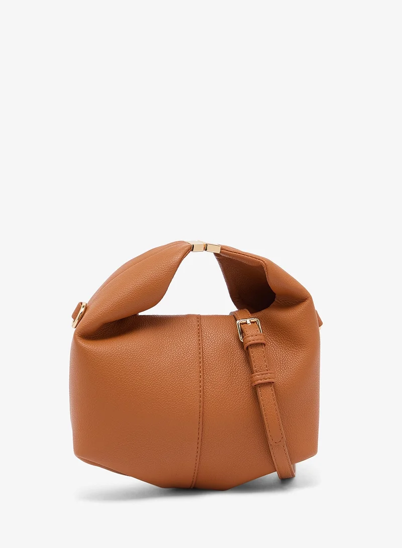 Ella Structured Satchel Bag With Strap