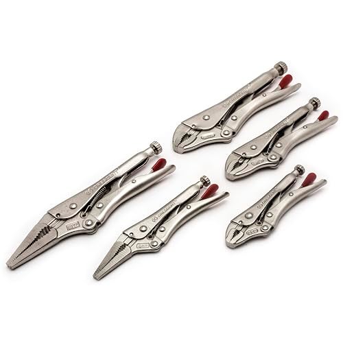 Crescent 5 Piece Curved & Long Nose Locking Plier Set | CLP5SETN-08 - Image 4
