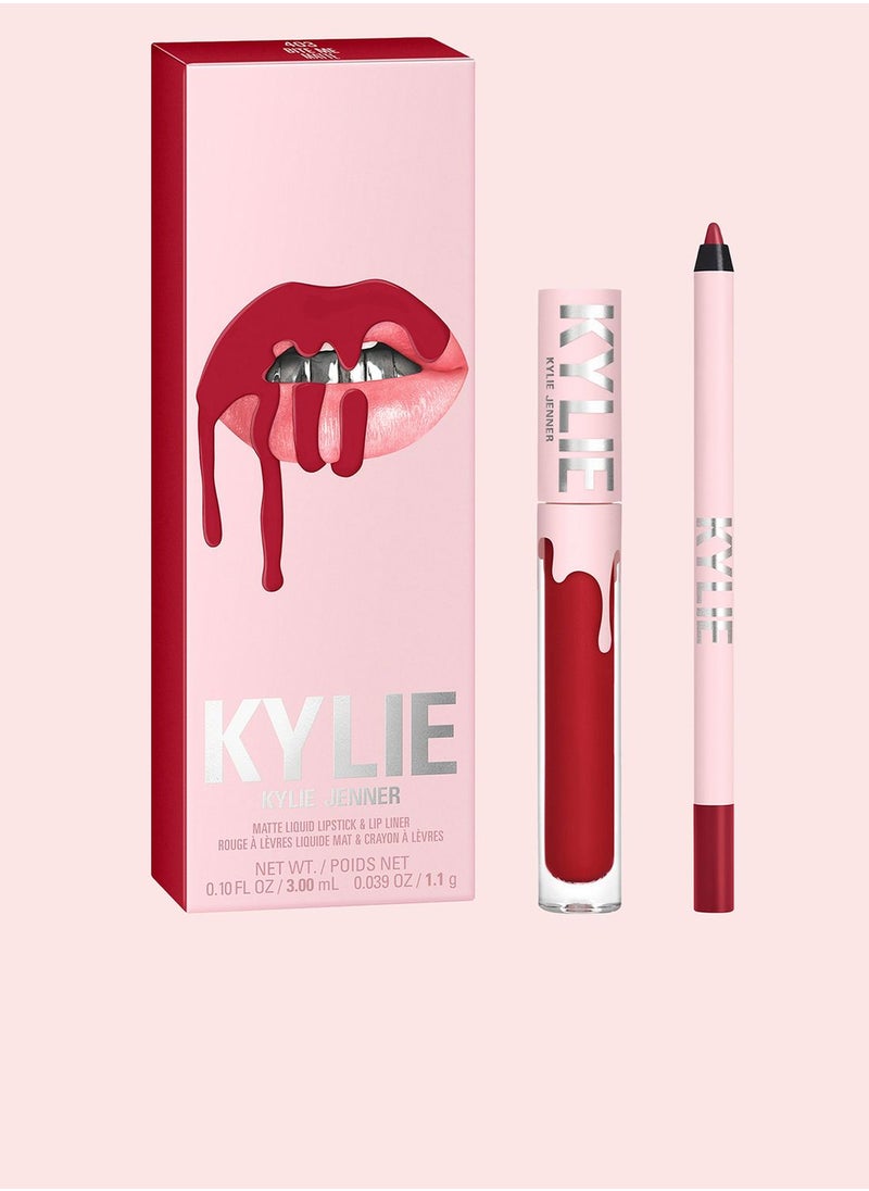 Kylie Cosmetics - 2-Pc Matte Lip Kit - 403 - Bite Me - Image 1