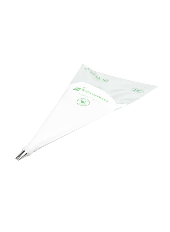 Restaurantware Pastry Tek Piping Tip, 1 Reusable Ruffle Icing Tip - #340, Withstands Dent, Stainless Steel Pastry Tip, Dishwashable, Decorate Cupcakes, Cakes, or Cookies - Image 2