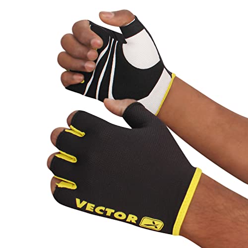 Vector X Unisex Workout Fingerless Weight Lifting Gloves for Men and Women Excellent Grip for Weightlifting, Cycling, Exercise, Training, Pull ups, Fitness, Climbing and Rowing - Image 5