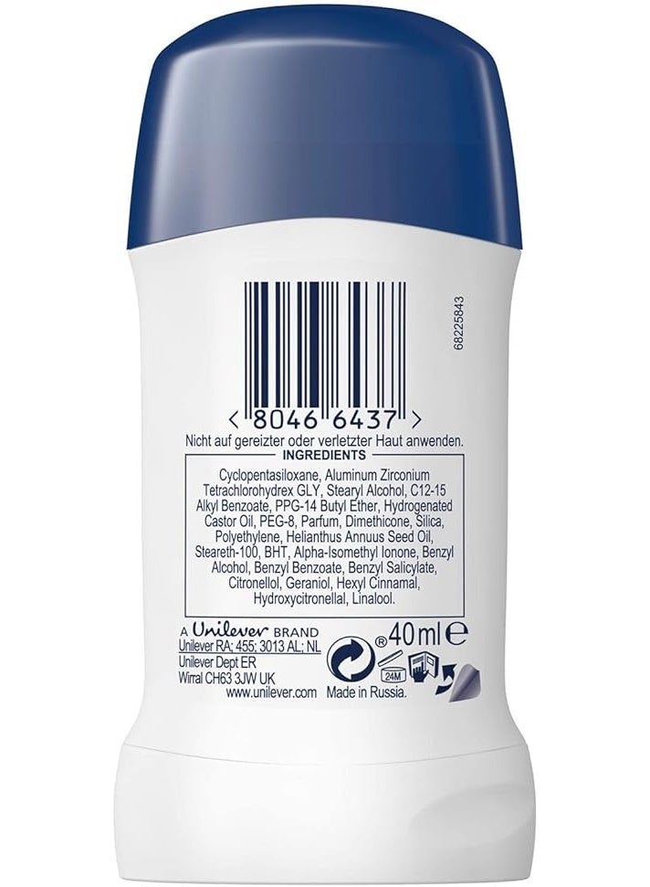 Dove Original Antiperspirant Deodorant Stick 40ml Bundle — Grooming Essentials and Hygiene Body Care for Men and Women — Pack of 6 - Image 3