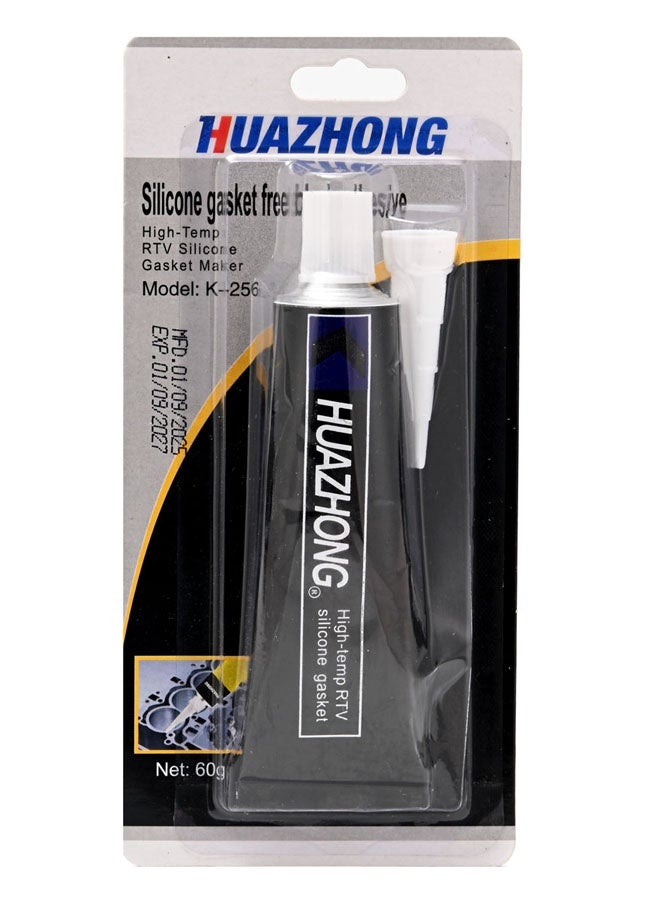 Silicone Sealant - 60g Black - High Temperature RTV Silicone Gasket Maker and Sealant for Engines, Exhaust, and Machinery - Oil Resistant, Flexible, & Durable Sealant for Automotive Repairs - Image 4