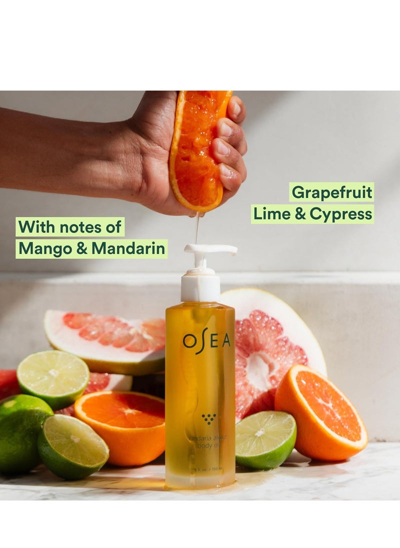 OSEA OSEA Undaria Algae Body Oil 5 oz, After Shower Body Oil, Firming, Non-Greasy & Fast Absorbing Skin Care, Vegan & Cruelty Free Seaweed Body Moisturizer  - Image 3