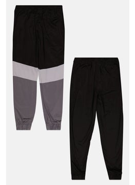 Body Glove Kids Boy 2 Piece Brand Logo Jogger Pants, Black Combo  - Image 2