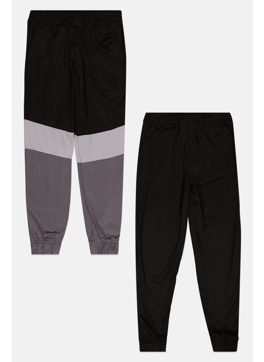 Body Glove - Kids Boy 2 Piece Brand Logo Jogger Pants, Black Combo - Image 1