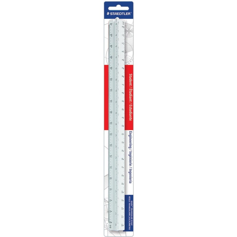 Staedtler 12-Inches Engineers Triangular Scale (98718-34BK) - Image 1