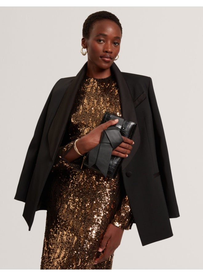 Ted Baker Soft PU Bow Clutch Bag - Image 2