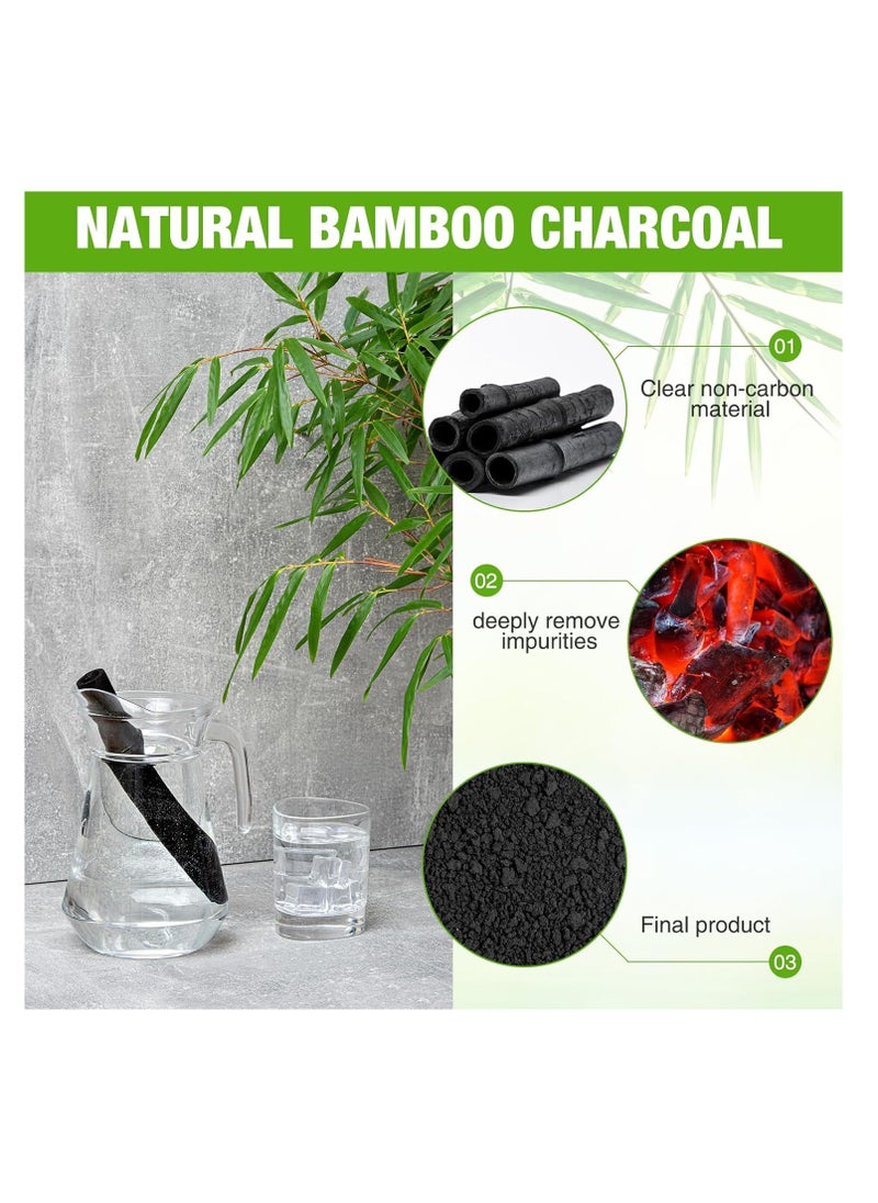 SYOSI - Bamboo Charcoal Air Purifying Bag, Activated Charcoal Bags Odor Absorber, Hanging Handles, Natural Car Air Freshener, Shoe Deodorizer, Odor Eliminators for Home, Pets, Closet (Green) (16 Pack) - Image 1
