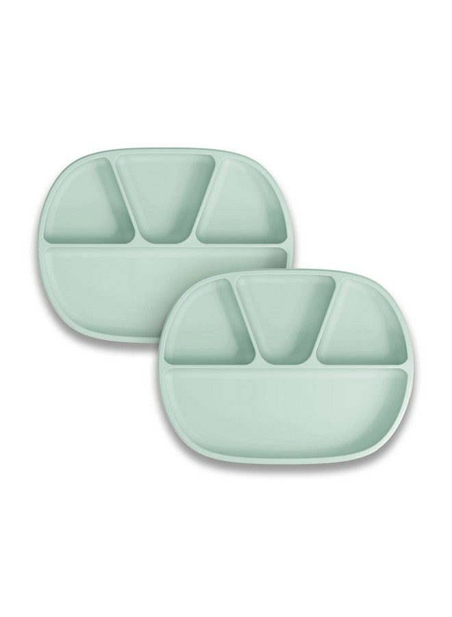 NUK Silicone Baby Suction Plates, Durable Suction Feature Helps Reduce Spills, Microwave & Dishwasher Safe, BPA-Free, Pack of 2 - Image 1