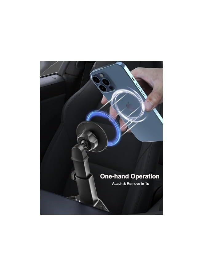 erorex Fits MagSafe Car Mount CD Slot, Magnetic Phone Holder for Car CD Player, Car Accessories Car Magnet Cell Phone Mount for iPhone 15/14/13/12/11 Pro Max Plus Mini & Smartphone - Image 3