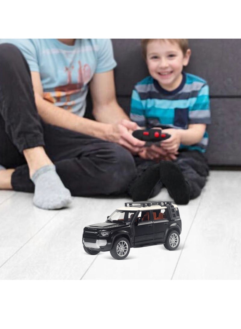 Funsterz 1:22 RC Land Rover Defender – Alloy Body Off-Road Car with Sound, Lights, Spray Mist, Opening Doors, Rechargeable Battery & Full-Function Remote Control - Image 3