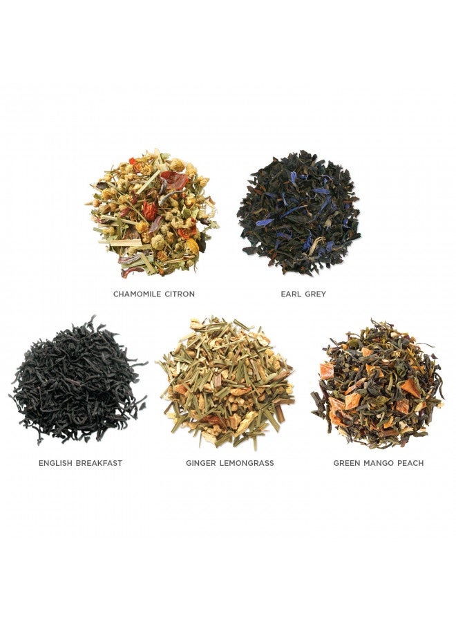Tea Forte Tea Forte Single Steeps Loose Leaf Tea Sampler, Assorted Variety Box, Single Serve Pouches (Assorted - Tea Tasting), 15 Count (Pack Of 1)  - Image 1