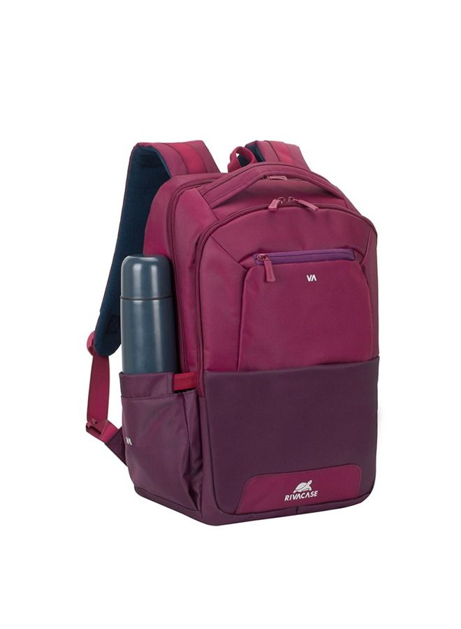 RivaCase 7767 Claret Violet/Purple Laptop Backpack 15.6" - Image 3