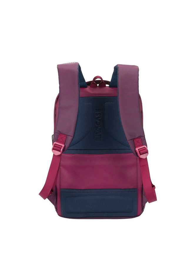 RivaCase 7767 Claret Violet/Purple Laptop Backpack 15.6" - Image 5