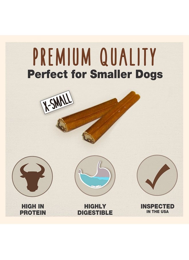 Cadet Bully Sticks For Small, Medium And Large Dogs  AllNatural Beef Pizzle, High Protein, Low Fat, LongLasting, Grain & RawhideFree Dog Chews For Aggressive Chewers, XSmall (8 Ounce)  - Image 2
