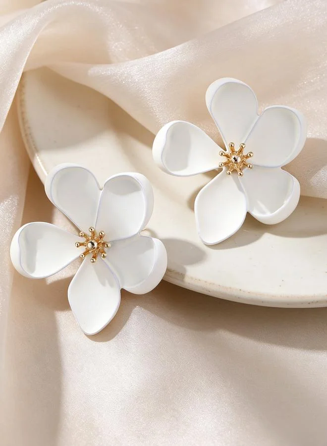 تايك تو Flower Stud Earrings
