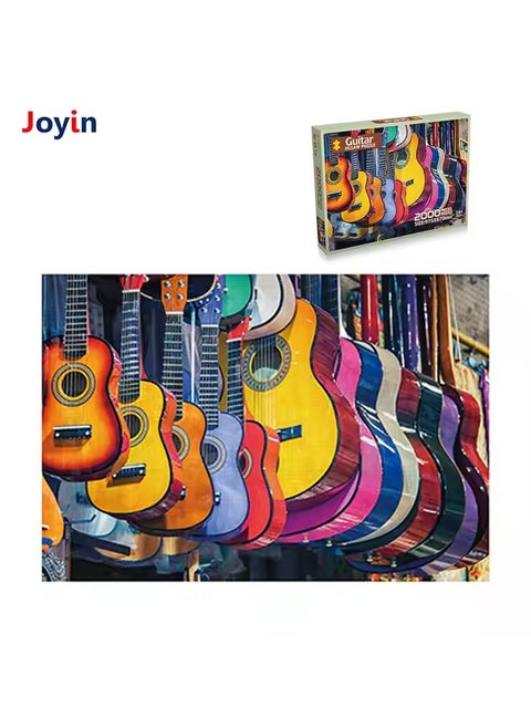 "Custom Guitar Jigsaw Puzzle: A Unique Piece of Art for Music Lovers"