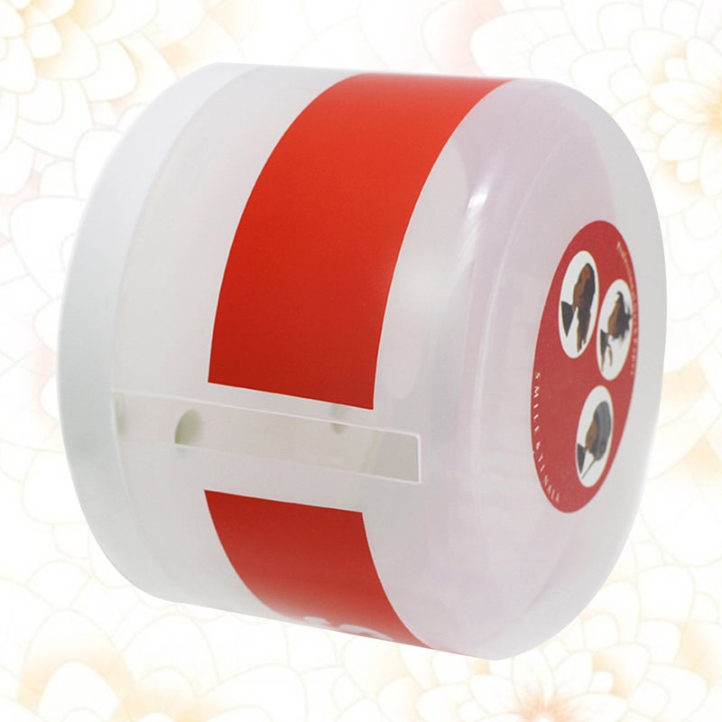 Empty Neck Paper Dispenser Barber Neck Strip Paper Collar Tape Dispenser Roll Holder Neck Covering Paper Case Container with Cups - Image 2