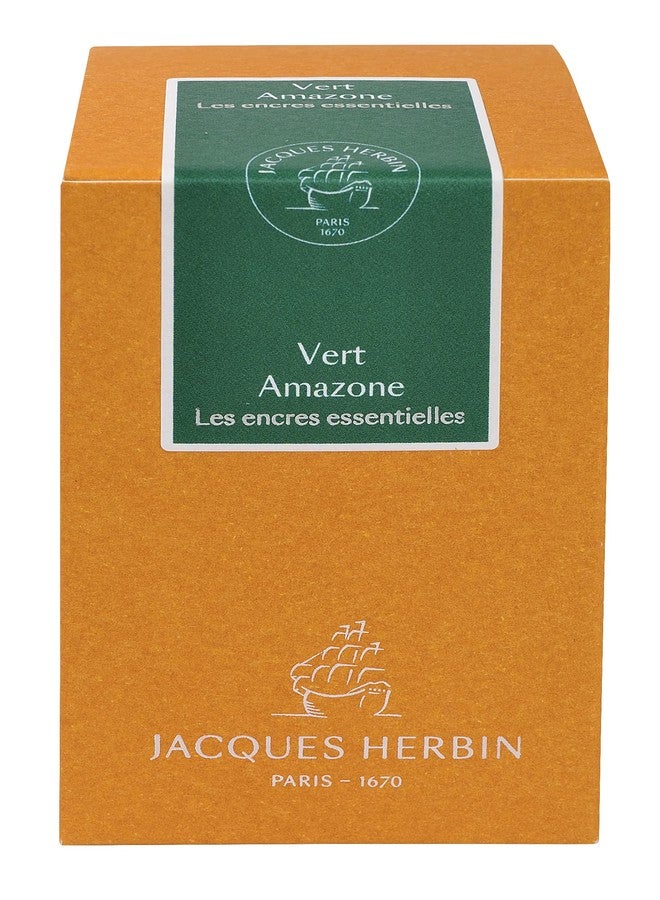 Jacques Herbin زجاجة حبر جاك هيربين Essentielles (فيرت أمازون - 50 مل) 13137JT - Image 3