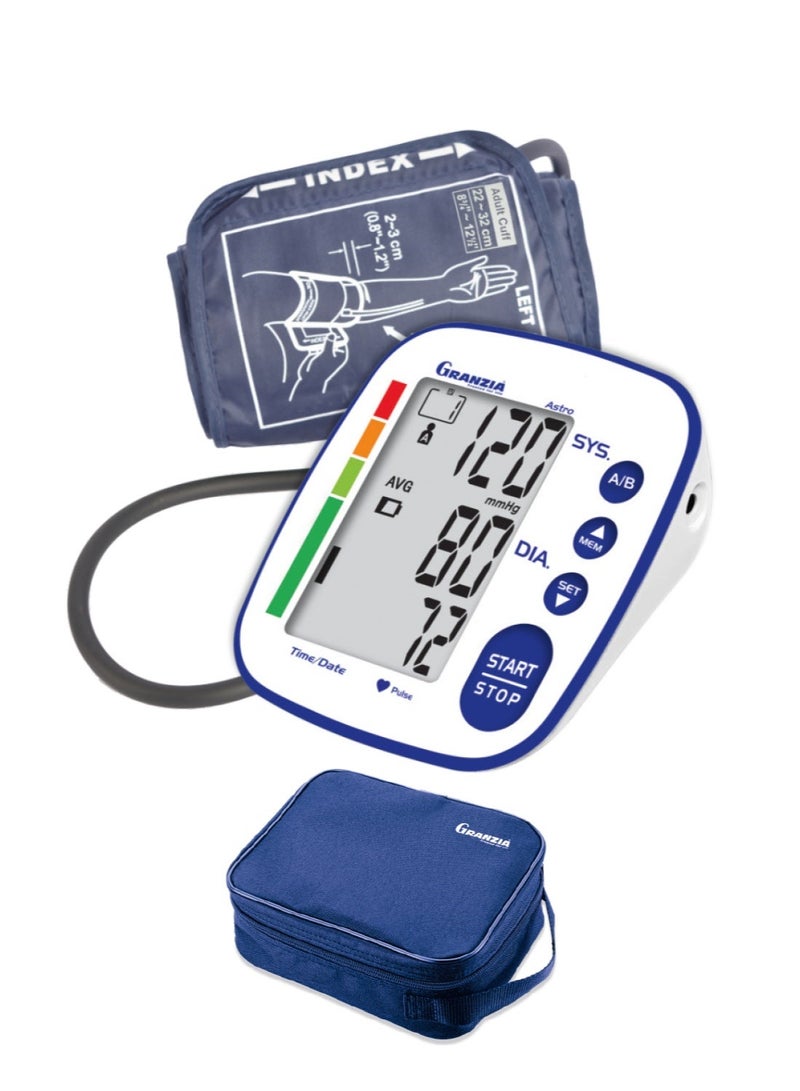 Granzia Astro Blood Pressure Monitor | Automatic Digital BP Machine with Cuff | Heart Rate Detection - Image 1