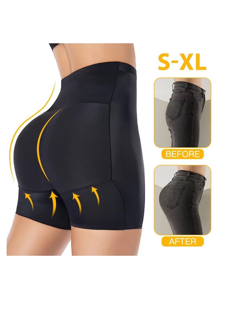 Women Body Shorts High Waist Body Shaper  Lifter Firm Control Shapewear Boyshorts cream-colored( XL Size Wear under 140 pounds)