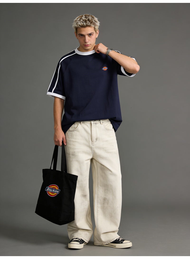 Dickies short sleeve tri-color logo graphic couple T-shirt top - Image 3