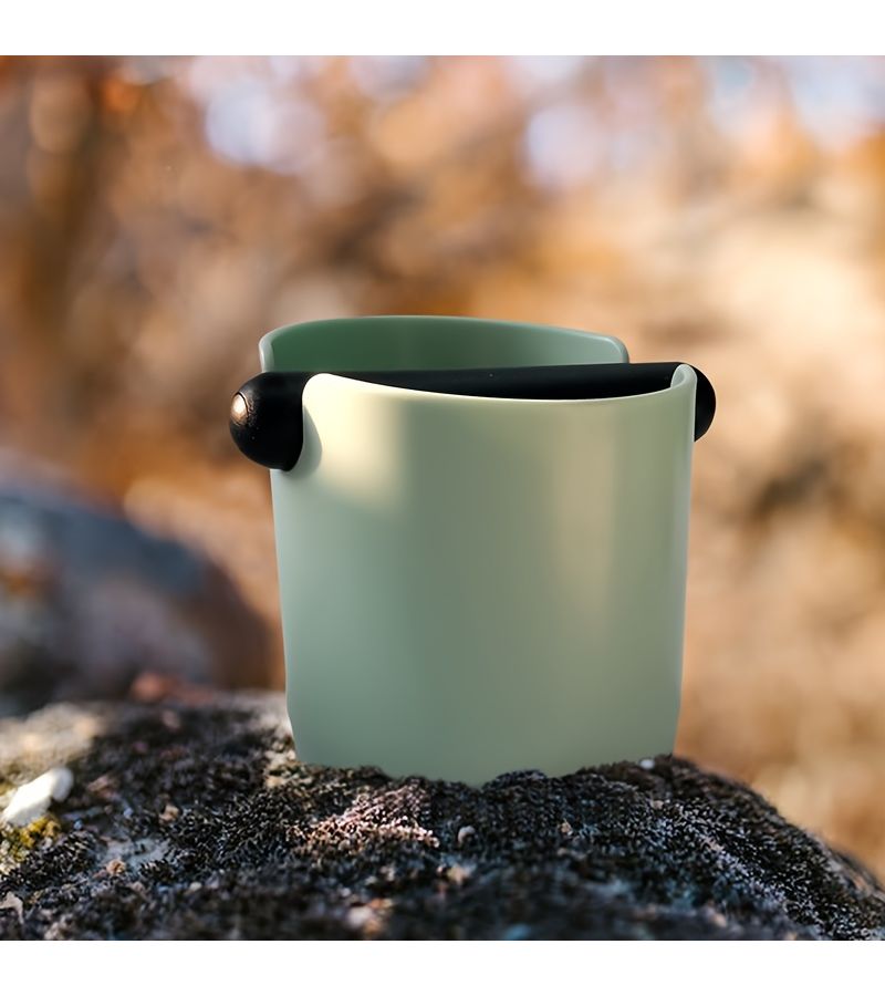 Coffee Grounds Bucket Large Red Plastic Coffee Machine Accessory Mini Tamping Container Anti Slip Shatterproof Dreg Trough - Image 5