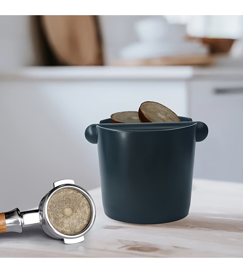 Coffee Grounds Bucket Large Red Plastic Coffee Machine Accessory Mini Tamping Container Anti Slip Shatterproof Dreg Trough - Image 2