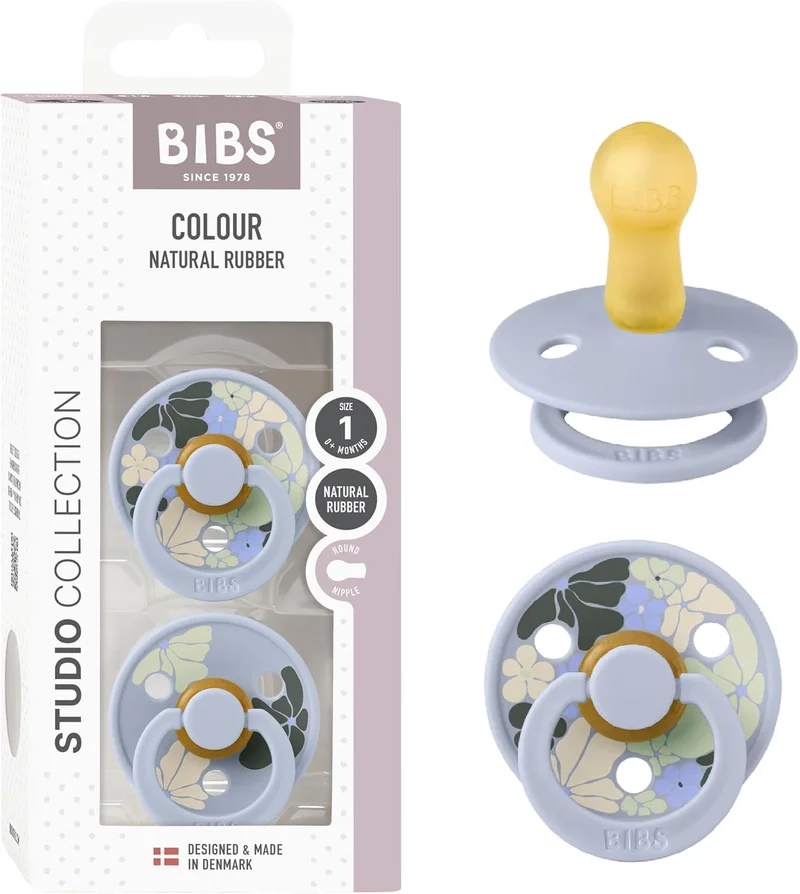 BIBS BIBS Studio Colour Pacifiers - Morning Bloom 2 Pack