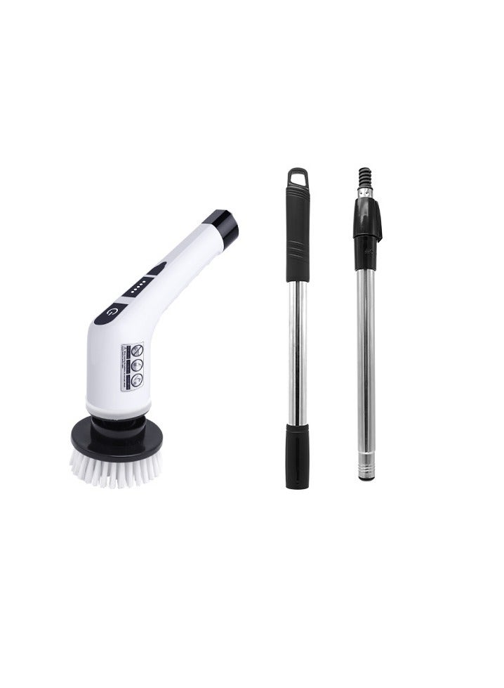 Beauenty Electric Spin Scrubber Cordless Cleaning Brush with 7 Replaceable Brush Heads and Adjustable Extension Handle,Power Shower Scrubber for Bathroom,Floor,Shower,Tile and Car - Image 4