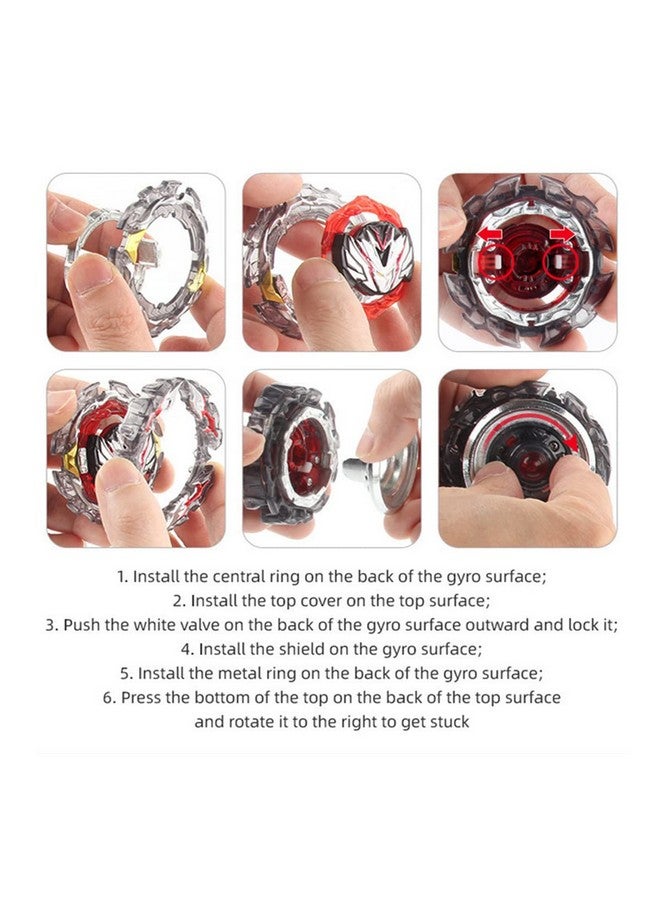 Esste Battling Tops Burst Superking B-195 Prominence Valkyrie.Ov.at'-0 Gyro Toys for Kids with Launcher - Image 5