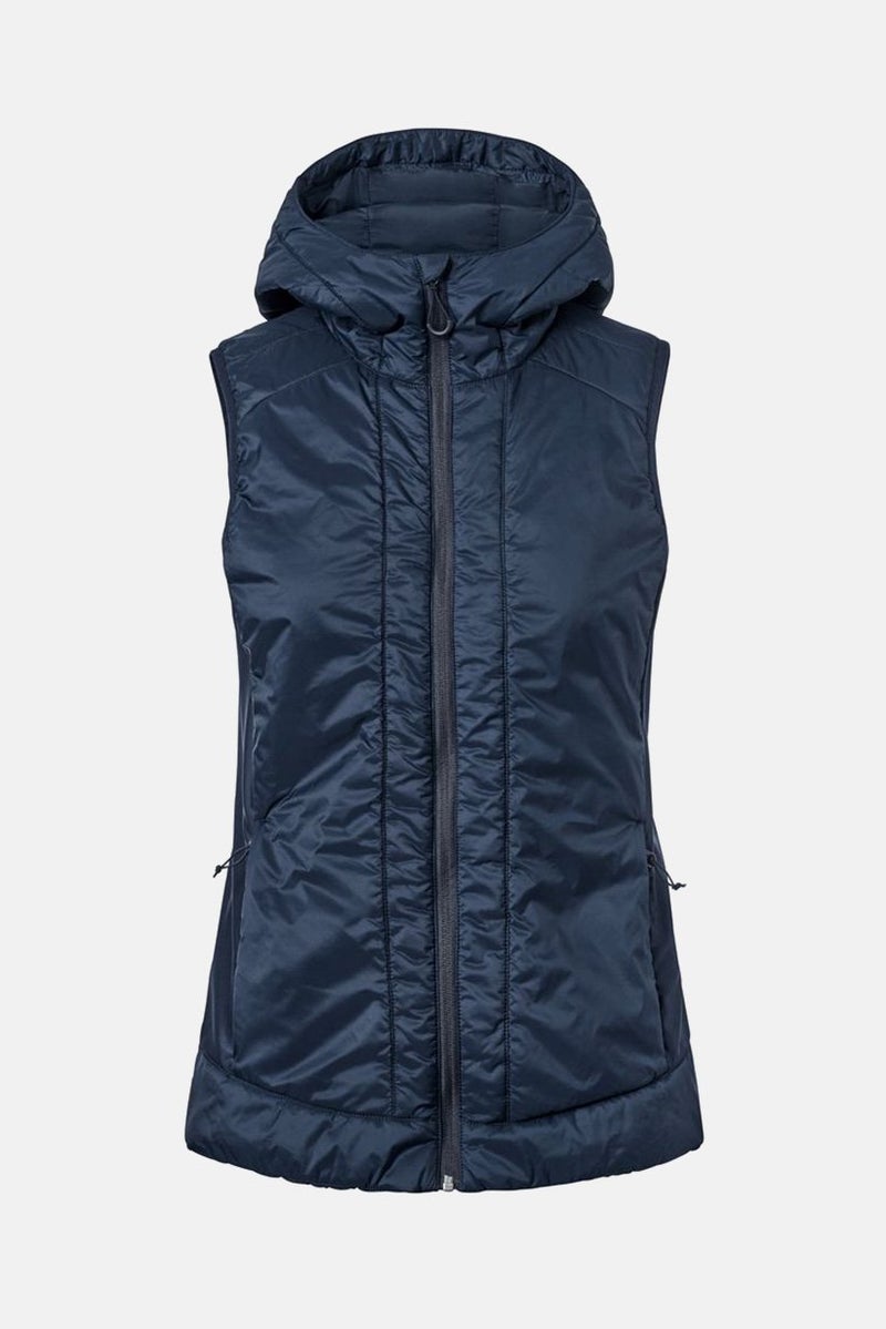 Tchibo Women Plain Quilted Waist Jacket, Navy - Image 3