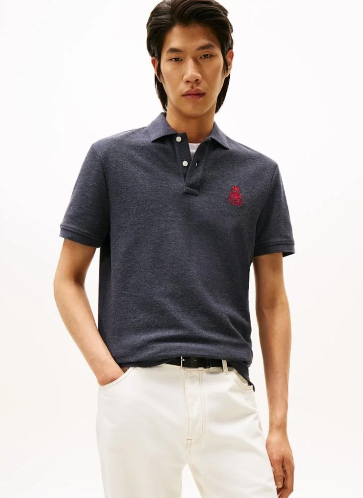 TH Crest Regular Fit Pique Polo Shirt
