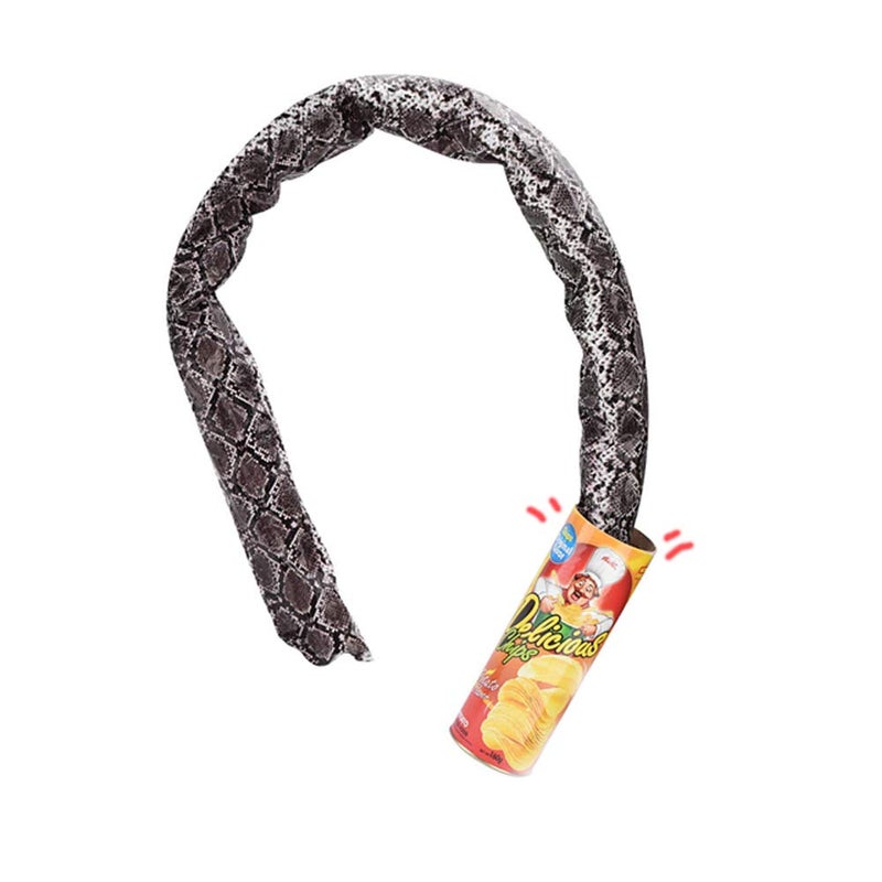 VANVENE Potato Chip Snake In A Can Gag Gift Prank Large Size for April Fools' Day and Halloween - Image 1
