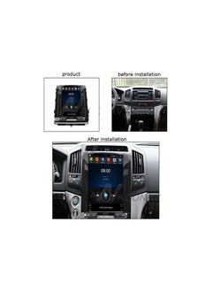 SHEZA STAR 12.1 Inch Tesla Style Android Car Stereo For Toyota Land Cruiser 2008-2015 2GB RAM 32GB ROM M-Link Wi-Fi BT, Radio GPS, IPS Touch Screen with AHD Camera Included  - Image 3