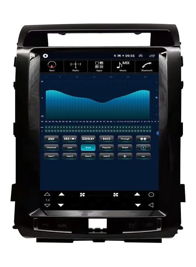 SHEZA STAR 12.1 Inch Tesla Style Android Car Stereo For Toyota Land Cruiser 2008-2015 2GB RAM 32GB ROM M-Link Wi-Fi BT, Radio GPS, IPS Touch Screen with AHD Camera Included - Image 2