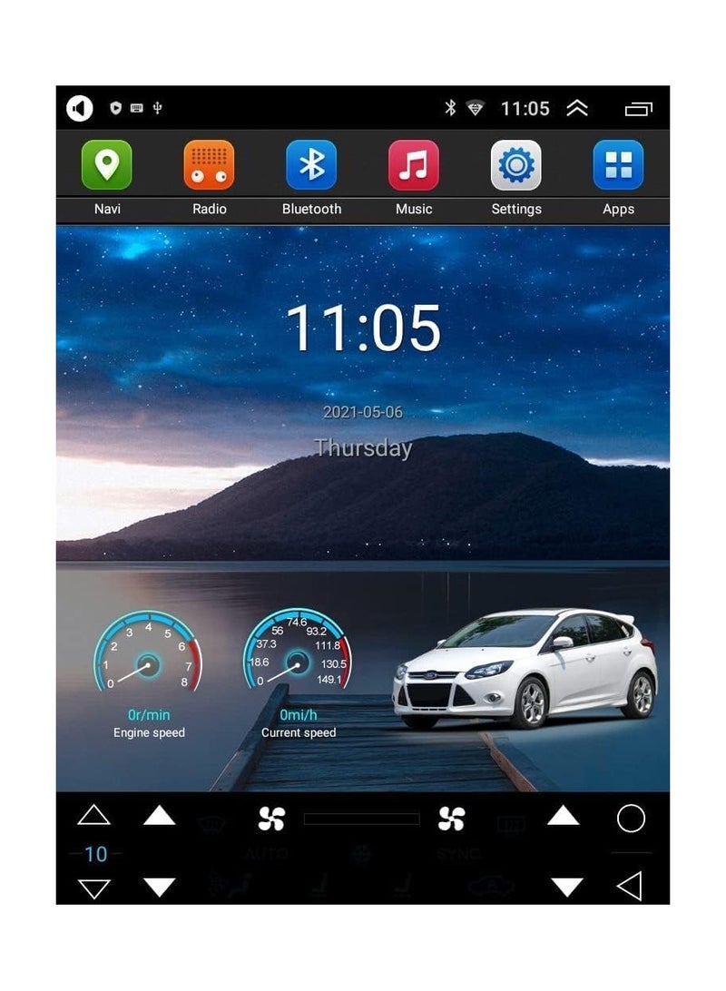 SHEZA STAR 12.1 Inch Tesla Style Android Car Stereo For Toyota Land Cruiser 2008-2015 2GB RAM 32GB ROM M-Link Wi-Fi BT, Radio GPS, IPS Touch Screen with AHD Camera Included - Image 5