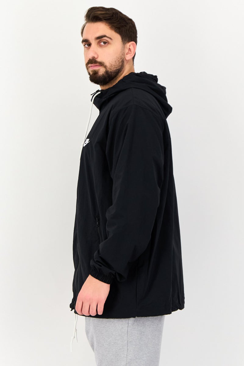 Nike جاكيت تدريب طويل الأكمام للرجال، رياضي، أسود - Image 3