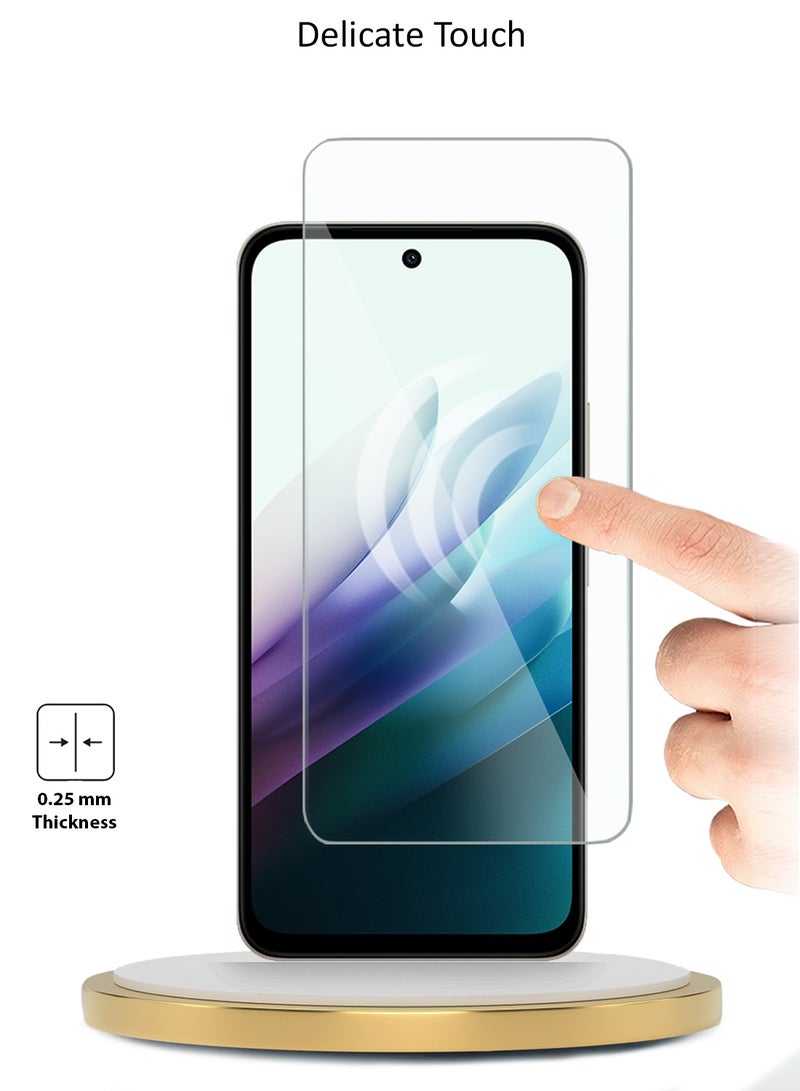 Wtech Xiaomi Redmi 15 4G/5G 2025 WTech Premium Series Curved Edges 9H 2.5D Tempered Glass Screen Protector (MSG9CN) - Clear - Image 4