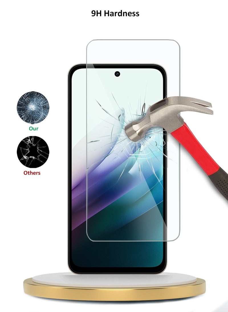 Wtech Xiaomi Redmi 15 4G/5G 2025 WTech Premium Series Curved Edges 9H 2.5D Tempered Glass Screen Protector (MSG9CN) - Clear - Image 3