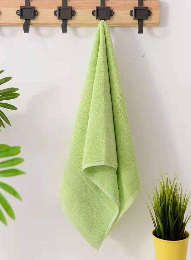 PUPOPIK Hand Towels for Bathroom 2 Pack-100% Cotton Hand Towel (14 x 30 Inch), Highly Absorbent and Quick Dry Face Washcloth, Home Soft Premium Towel for Hotel, Bath, Kitchen and Spa (Green) - Image 5