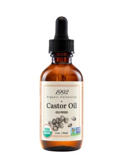 Tropic Isle Living 1992 Organic Collection Castor Oil 2oz/ 60ml - USDA Certified Organic, 100% Pure, Cold Pressed & Carrier Oil, Hexane Free | For Hair, Eyebrows & Skin, Gives Hydration, Moisturizes and Softens Skin  - Image 1